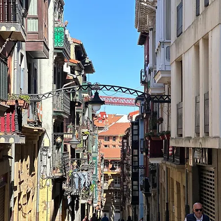Facing The Bizkaia Bridge, Bilbao Daire *